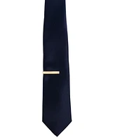 ConStruct Men's Solid Tie & 1" Bar Set