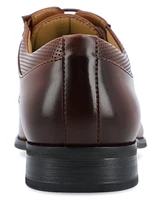 Vance Co. Men's Bradley Wide Tru Comfort Foam Lace-Up Cap Toe Oxford Dress Shoe