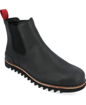 Territory Men's Yellowstone Wide Tru Comfort Foam Pull-On Water Resistant Chelsea Boots