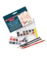 Derwent Shade and Tone Mixed Media 17 Piece Color Set