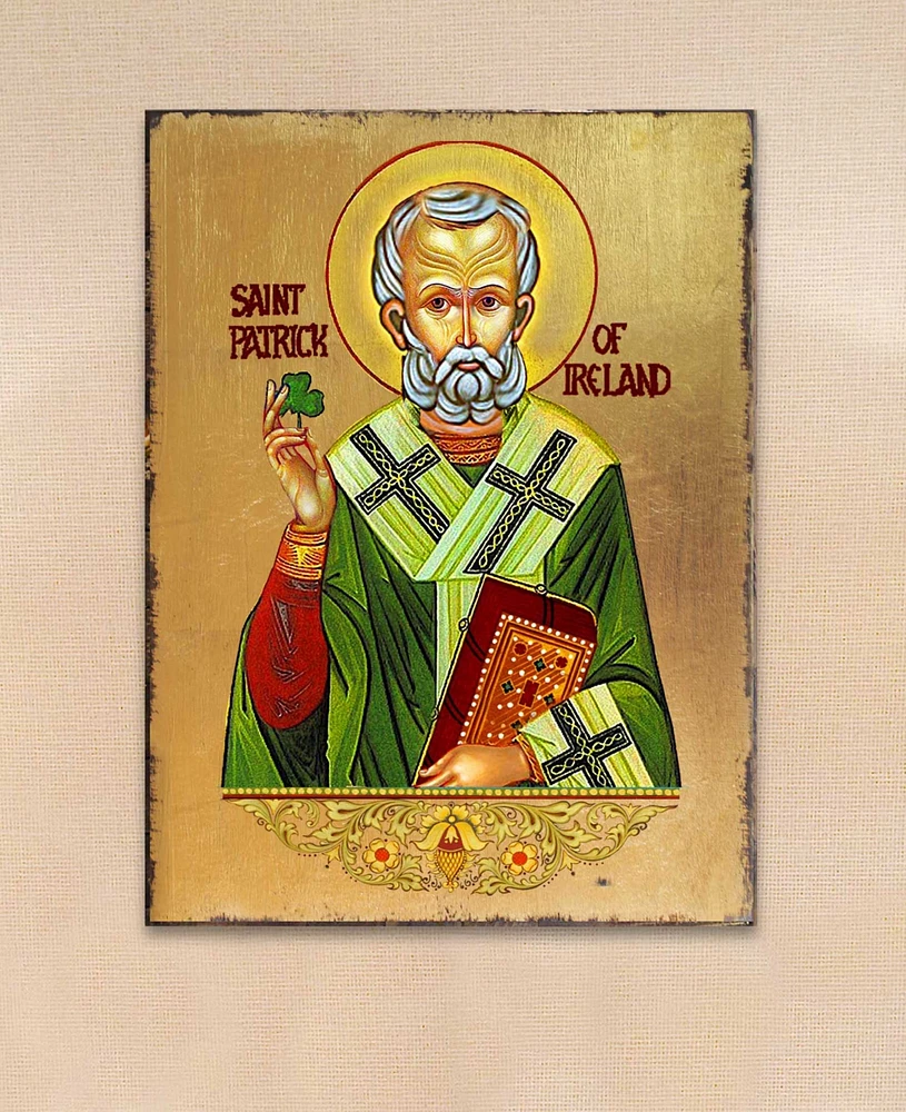 G.DeBrekht Saint Patrick Holiday Religious Monastery Icons