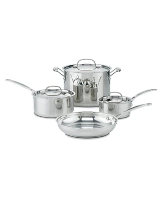 Cuisinart Chef's Classic Stainless Steel 7 Piece Cookware Set