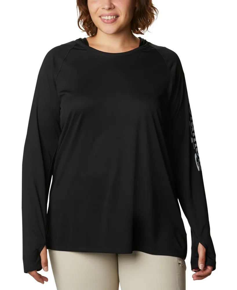 Columbia Plus Size Pfg Hoodie Tidal Tee Active Top