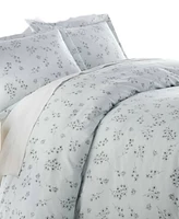 Southshore Fine Linens Sweet Floral 3 Piece Comforter and Sham Set