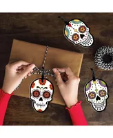Big Dot of Happiness Day of the Dead - Sugar Skull Decorations - Tree Ornaments - Set of 12 - Assorted Pre