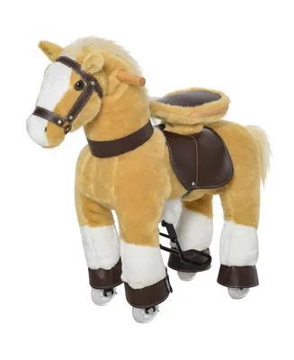 Qaba Indoor Childrens Fun Rocking Rolling Pony with Large Size