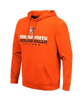 Men's Colosseum Orange Bowling Green St. Falcons Lantern Pullover Hoodie