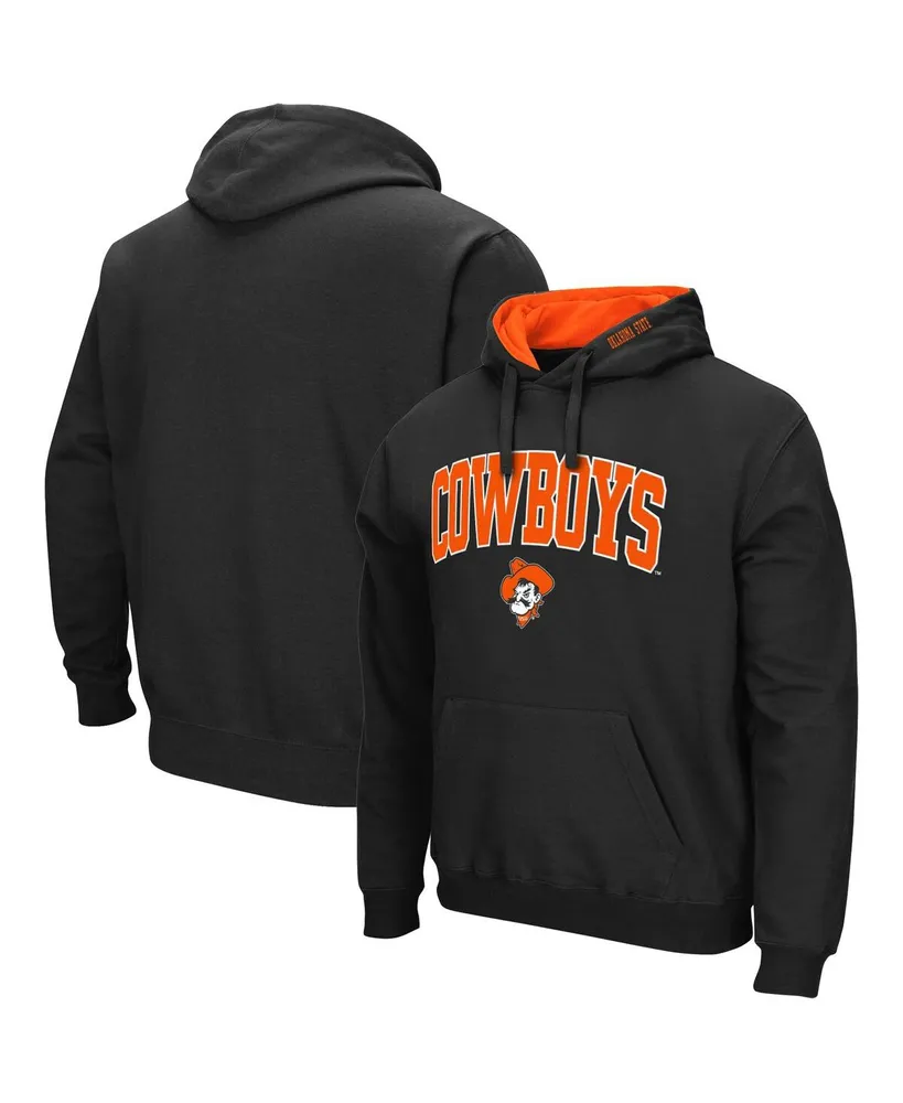 Colosseum Men's Oklahoma State Cowboys Arch & Logo 3.0 Pullover Hoodie