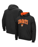 Colosseum Men's Oklahoma State Cowboys Arch & Logo 3.0 Pullover Hoodie