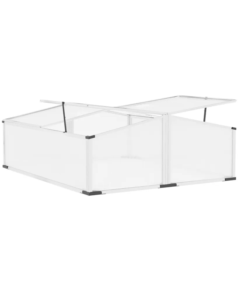 Aluminum Frame Portable Mini Greenhouse Kit Planter Box