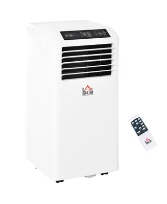Homcom Mobile Air Conditioner w/ 4 Modes, 24H Timer, Wheels
