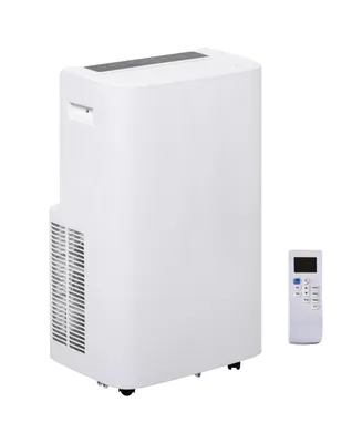 Homcom Mobile Ac Unit with Ventilating Function, Led Display, 24 Hour Timer