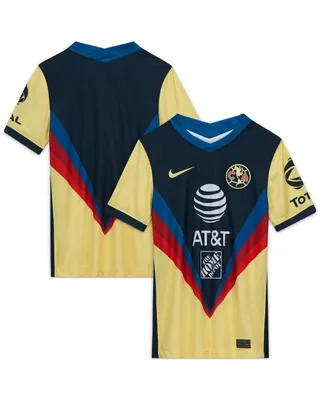 Big Boys Nike Yellow Club America 2020/21 Home Replica Jersey