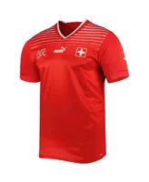 Men's Puma Red Switzerland National Team 2022/23 Home Replica Jersey