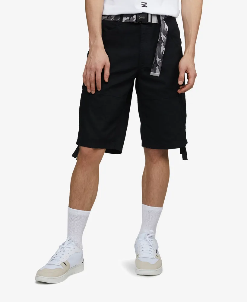 Ecko Unltd Men's Recon-Go Belted Cargo Shorts