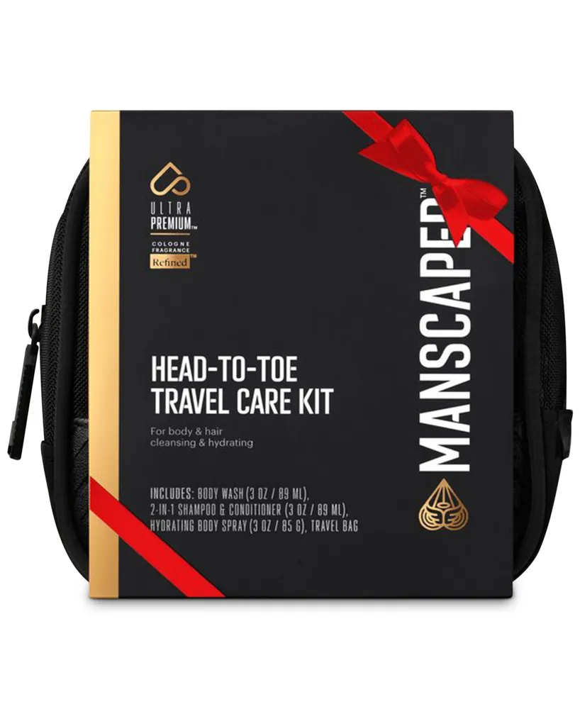 Manscaped 3 Pc UltraPremium Head-to-Toe Travel Care Kit