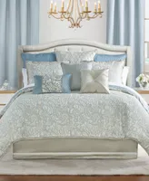 Waterford Springdale Paisley Reversible 6 Piece Comforter Set, Queen