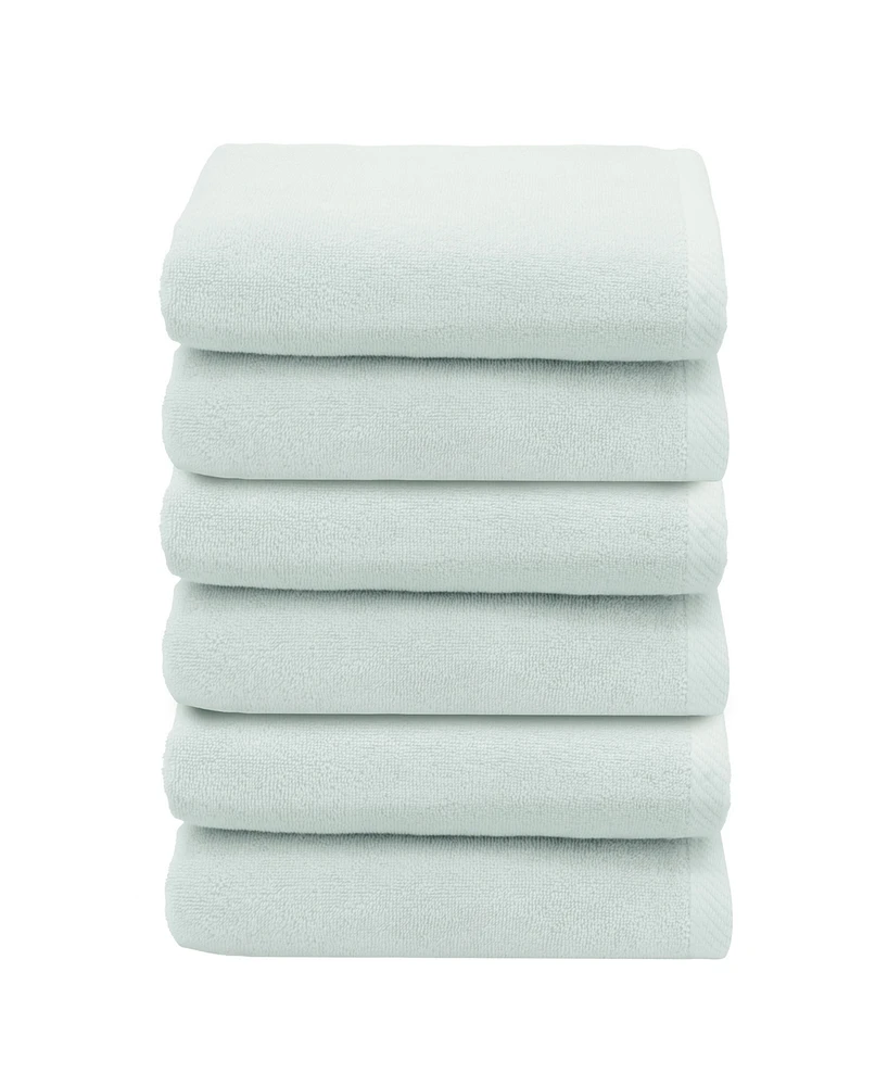 Linum Home Ediree Turkish Cotton 6 Piece Hand Towels Set