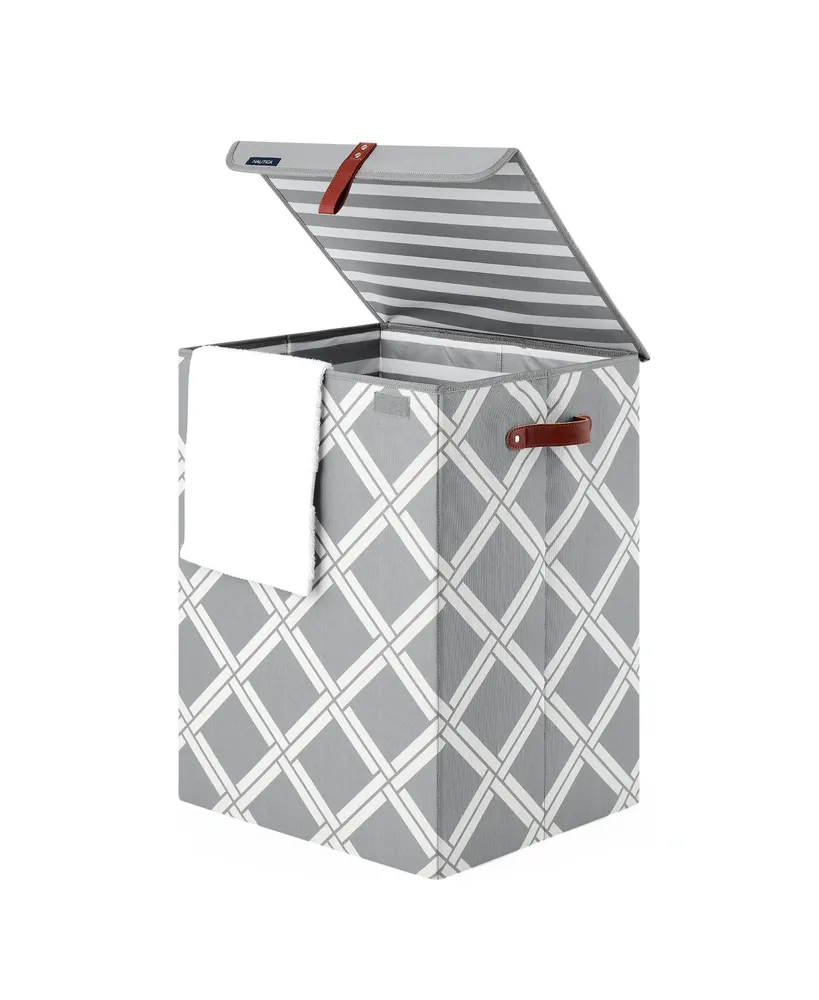 Nautica Folded Hamper with Lid Box Weave