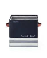 Nautica Folded Storage Cube Stripe
