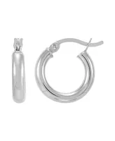 Giani Bernini Polished Tube Hoop Earrings, 15mm