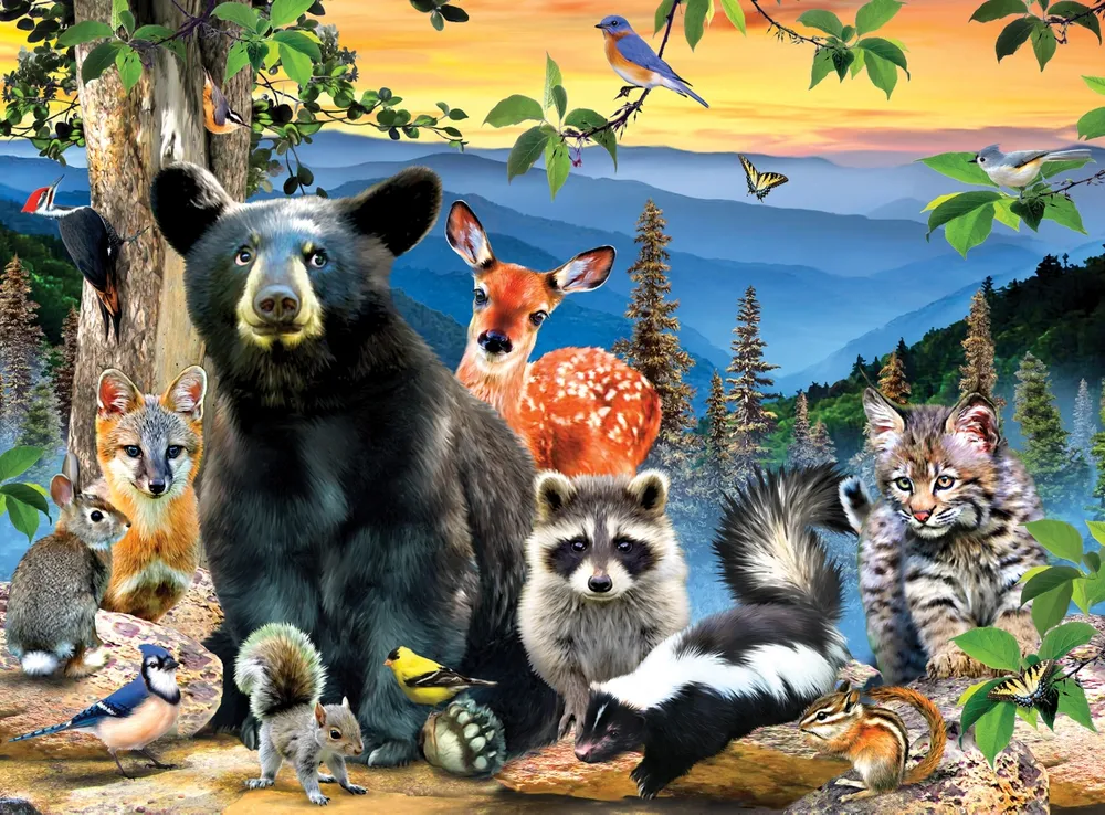 Masterpieces 100 Piece Puzzle - Great Smoky Mountains National Park