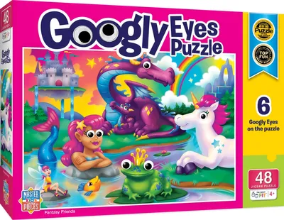 Masterpieces Googly Eyes - Fantasy Friends 48 Piece Jigsaw Puzzle