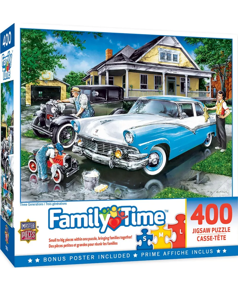 Masterpieces Family Time - Three Generations 400 Piece Jigsaw Puzzle