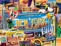 Masterpieces Greetings From New York - 550 Piece Jigsaw Puzzle