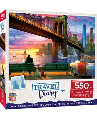 Masterpieces Travel Diary - New York Romance 550 Piece Jigsaw Puzzle