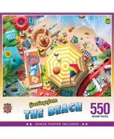 Masterpieces Greetings From The Beach - 550 Piece Jigsaw Puzzle