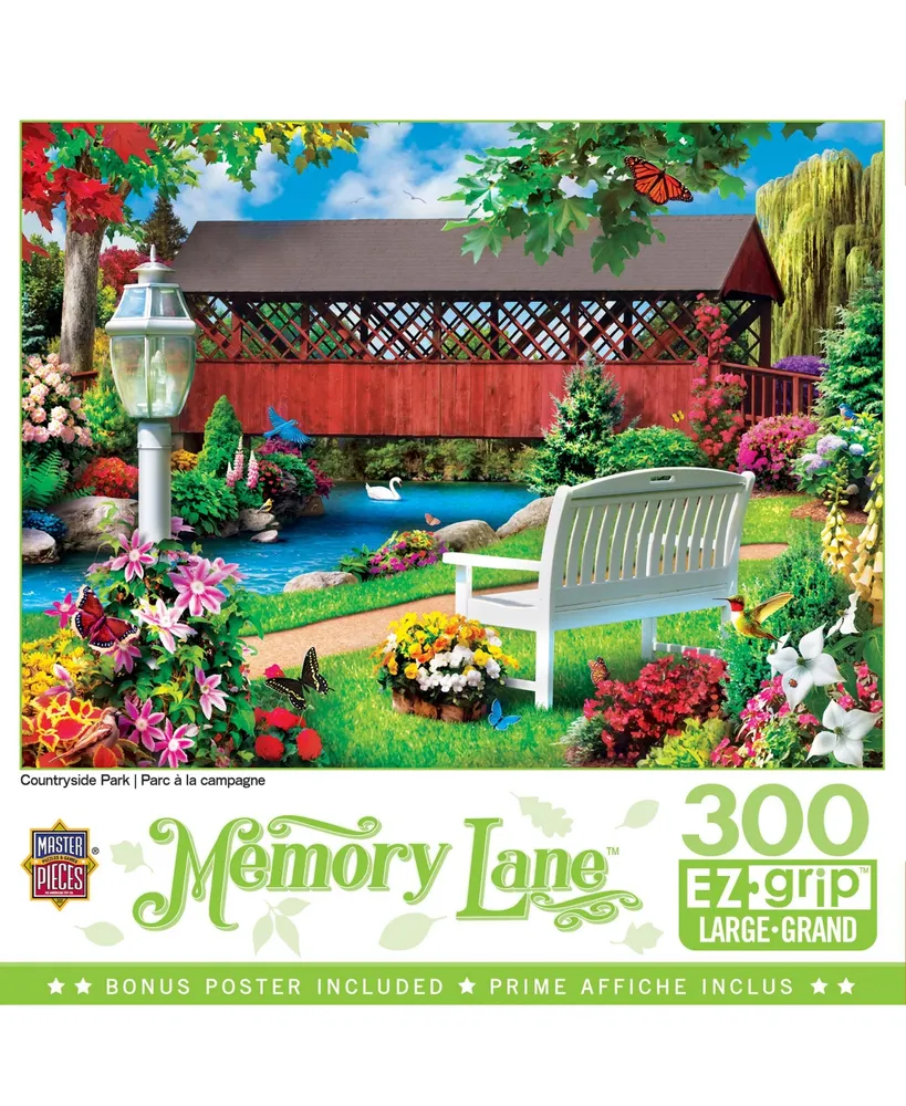 Masterpieces Memory Lane - Countryside Park 300 Piece Ez Grip Puzzle