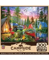 Masterpieces Campside - Moonlight Camping 300 Piece Ez Grip Puzzle