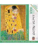 Masterpieces of Art - The Kiss 1000 Piece Jigsaw Puzzle