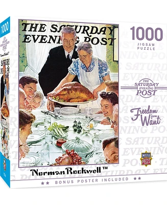 Masterpieces Saturday Evening Post - Freedom from Want 1000 Piece Puzzle