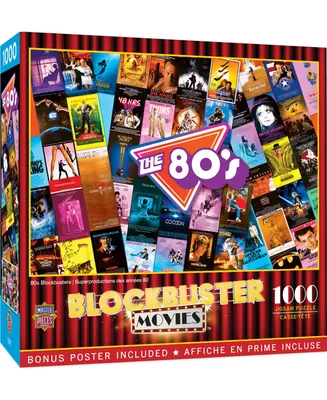 Masterpieces Blockbuster Movies - 80's Blockbusters 1000 Piece Puzzle