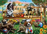 Masterpieces Masterpiece Gallery - Meetup at the Park 1000 Piece Jigsaw Puzzle