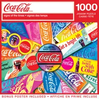 Masterpieces Coca-Cola - Signs of the Times 1000 Piece Jigsaw Puzzle