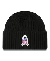 Big Boys New Era Black Denver Broncos 2022 Salute To Service Knit Hat