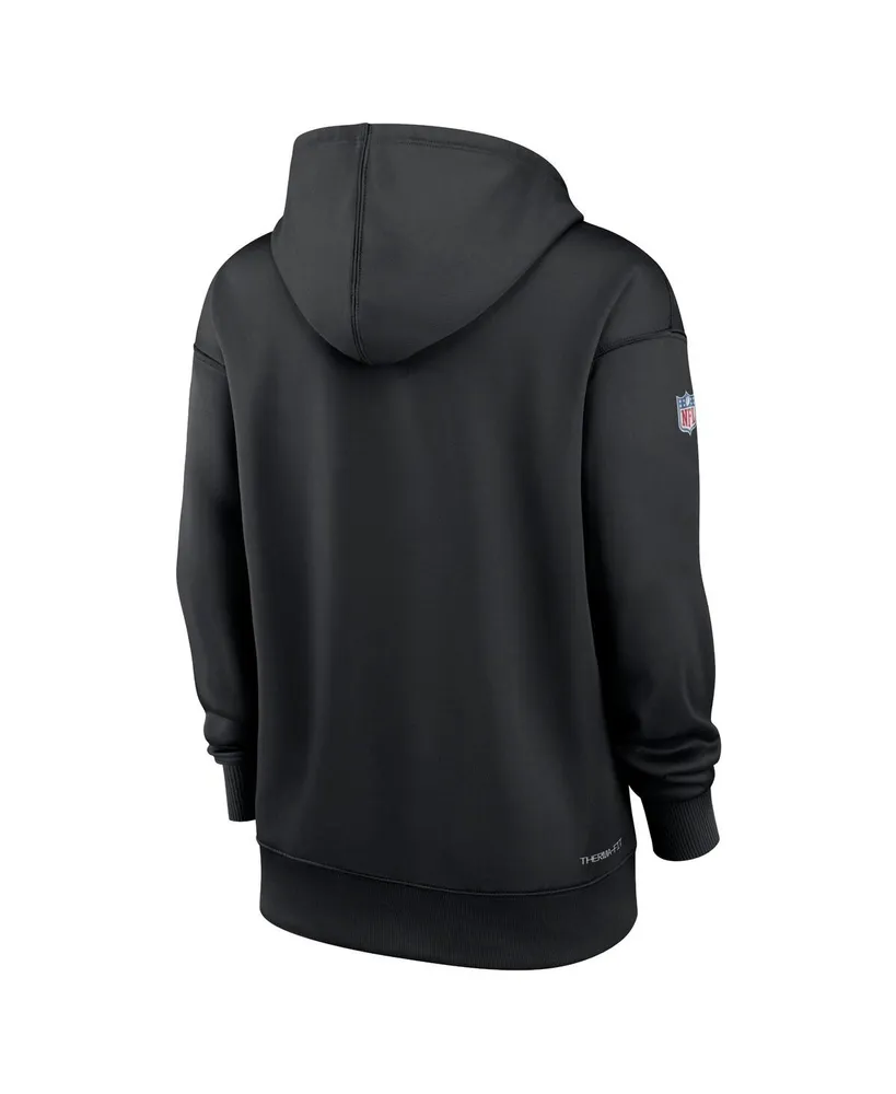 Women's Nike Black Cleveland Browns 2022 Nfl Crucial Catch Therma Performance Pullover Hoodie