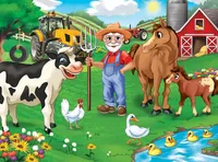 Masterpieces Old MacDonald's Farm Miller's Pond 60 Piece Jigsaw Puzzle