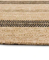 Liora Manne' Sahara Multi Border 7'10" x 9'10" Outdoor Area Rug