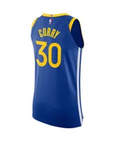 Men's Nike Stephen Curry Royal Golden State Warriors 2020/21 Authentic Jersey - Icon Edition