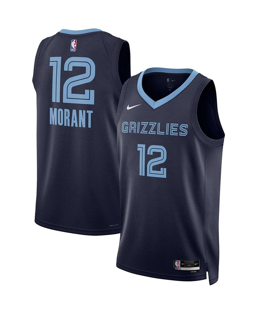 Men's and Women's Nike Ja Morant Memphis Grizzlies Swingman Jersey