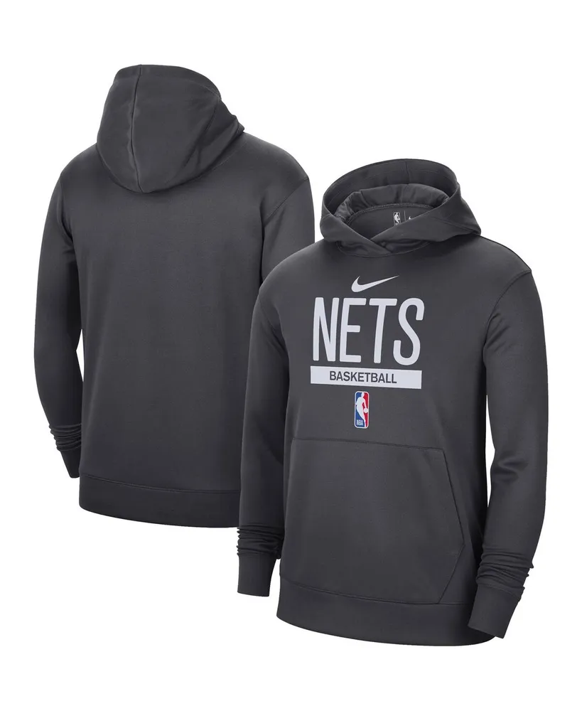 Nike Men's Nike Anthracite Brooklyn Nets 2022/23 Spotlight On-Court  Practice Performance Pullover Hoodie