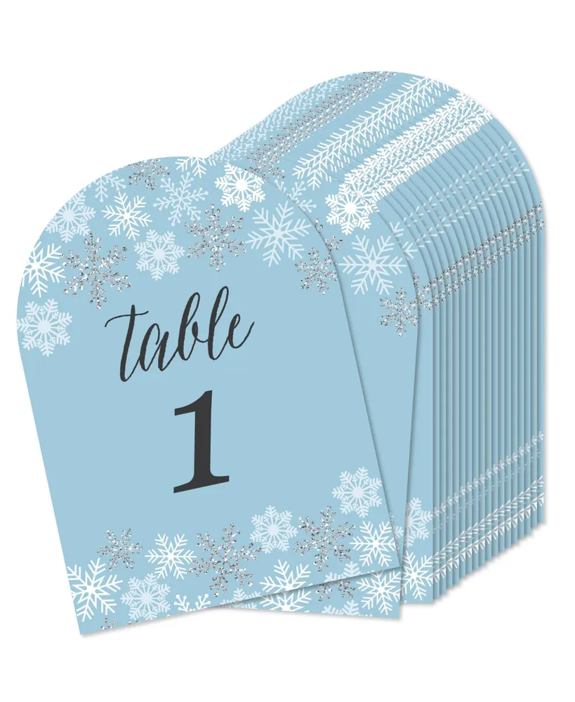 Big Dot Of Happiness Winter Wonderland - Party Table Decor