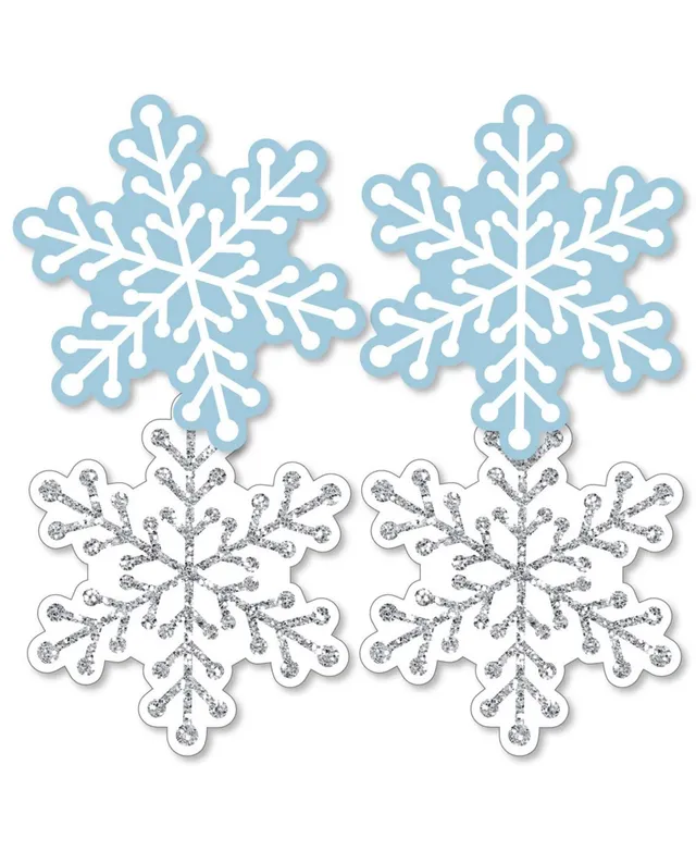 Big Dot Of Happiness Winter Wonderland Snowflake Holiday Party Supplies  Decorations