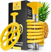 Zulay Kitchen Detachable Handle Pineapple Corer and Slicer Tool Set