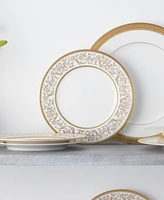Noritake Summit Gold Set of 4 Salad Plates, Service For 4