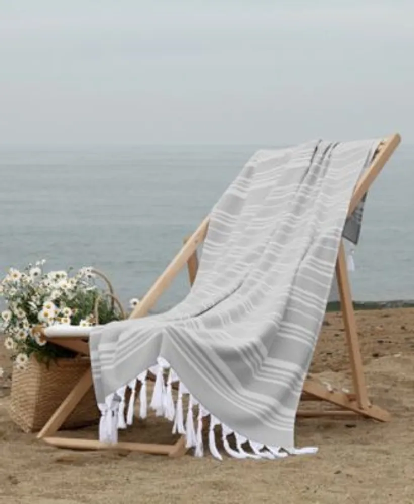 Linum Home Textiles 100 Turkish Cotton Ephesus Pestemal Beach Towel Collection